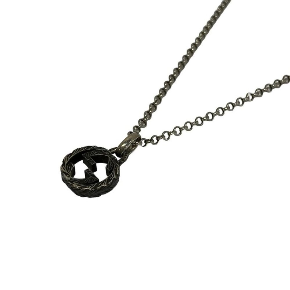 Gucci Necklace Interlocking Silver - image 1